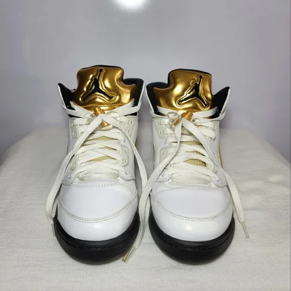 Air Jordan Retro 5 GS Size 7Y Olympic sneakers. - Picture 1 of 9